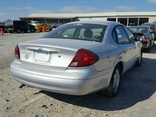 1FAFP56S0YG203572 - 2000 FORD TAURUS SEL SILVER photo 4