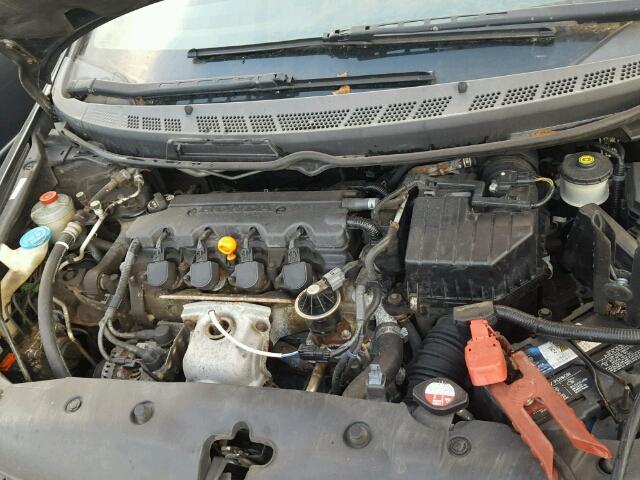 2HGFG11847H527594 - 2007 HONDA CIVIC EX BLACK photo 7
