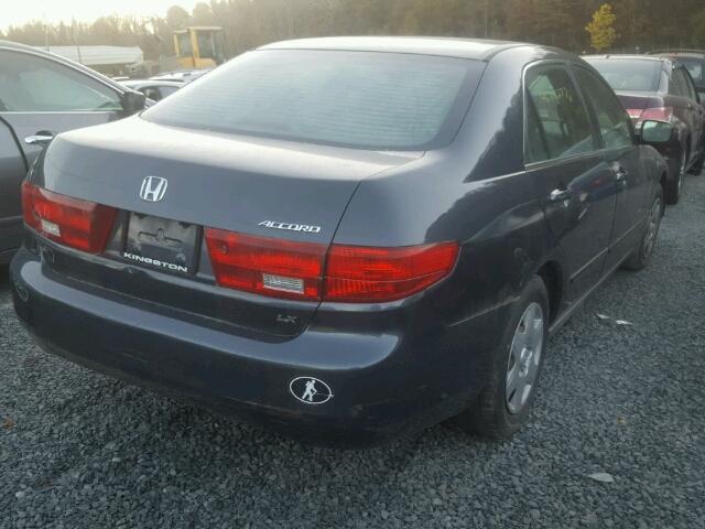 1HGCM55485A082525 - 2005 HONDA ACCORD LX GRAY photo 4