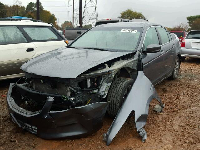 1HGCP2F78BA121835 - 2011 HONDA ACCORD EX GRAY photo 2