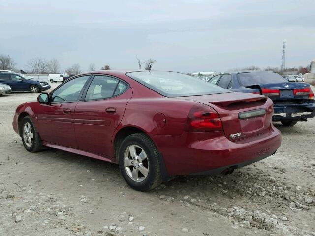 2G2WP552771185065 - 2007 PONTIAC GRAND PRIX RED photo 3