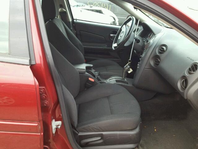 2G2WP552771185065 - 2007 PONTIAC GRAND PRIX RED photo 5