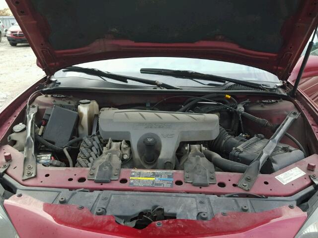 2G2WP552771185065 - 2007 PONTIAC GRAND PRIX RED photo 7