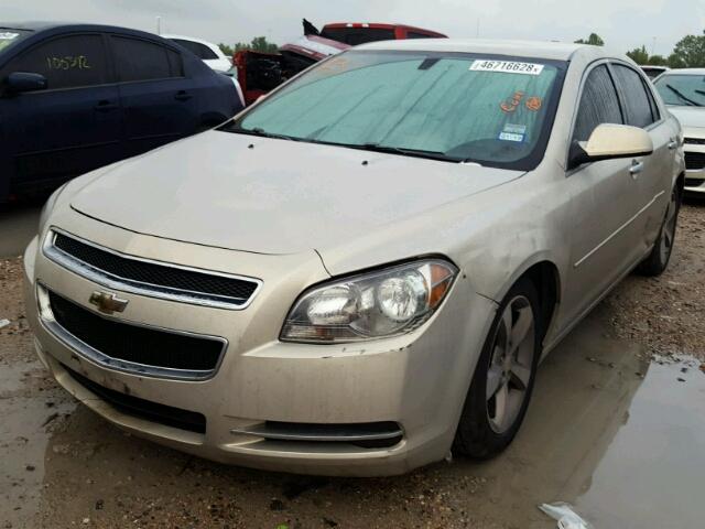 1G1ZC5EU7CF125319 - 2012 CHEVROLET MALIBU 1LT GOLD photo 2