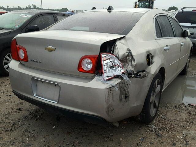 1G1ZC5EU7CF125319 - 2012 CHEVROLET MALIBU 1LT GOLD photo 4
