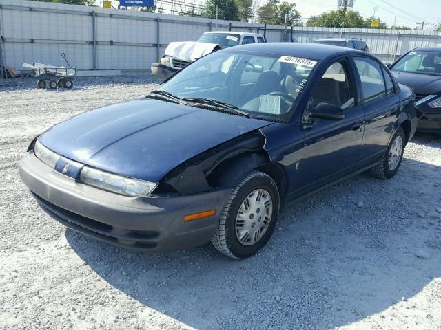 1G8ZH5286VZ330318 - 1997 SATURN SL1 BLUE photo 2