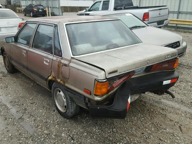 JT2SV12E0G0430042 - 1986 TOYOTA CAMRY DLX BEIGE photo 3