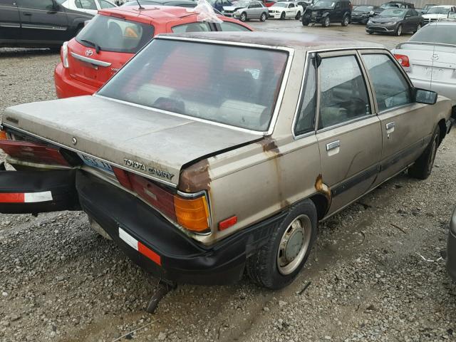 JT2SV12E0G0430042 - 1986 TOYOTA CAMRY DLX BEIGE photo 4