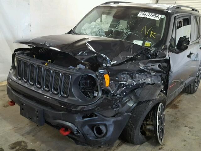 ZACCJBCT8GPE35106 - 2016 JEEP RENEGADE T BLACK photo 9