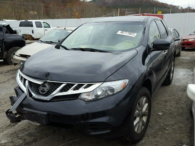 JN8AZ1MW0EW513076 - 2014 NISSAN MURANO S BLACK photo 2