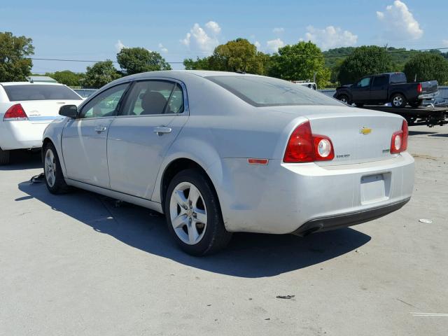 1G1ZA5EUXBF153247 - 2011 CHEVROLET MALIBU LS ვერცხლისფერი ფოტო 3