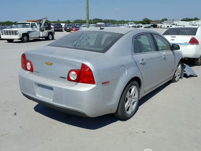 1G1ZA5EUXBF153247 - 2011 CHEVROLET MALIBU LS ვერცხლისფერი ფოტო 4