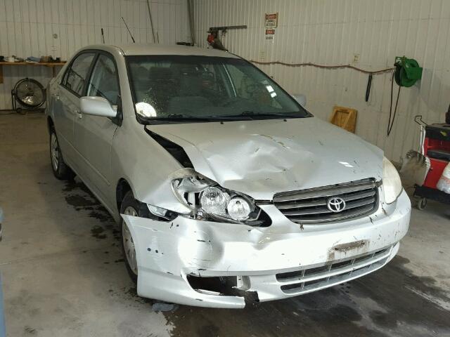 2T1BR32E84C188447 - 2004 TOYOTA COROLLA CE SILVER photo 1