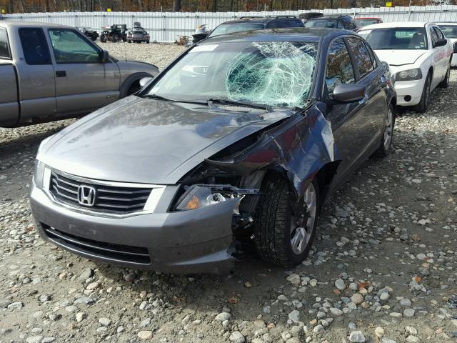 1HGCP26728A095029 - 2008 HONDA ACCORD EX GRAY photo 2