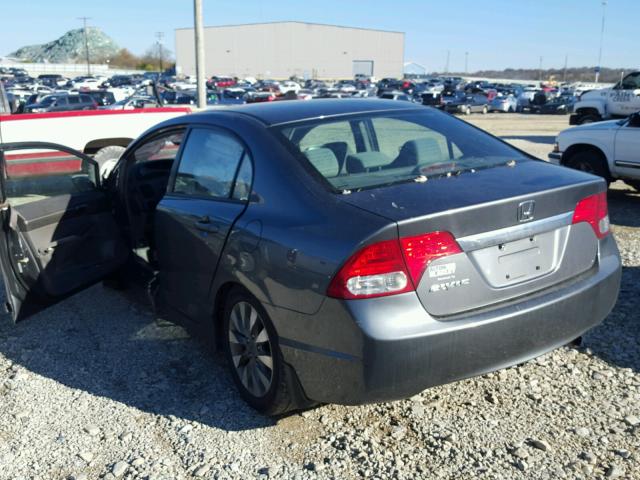 19XFA1F87BE003613 - 2011 HONDA CIVIC EX GRAY photo 3