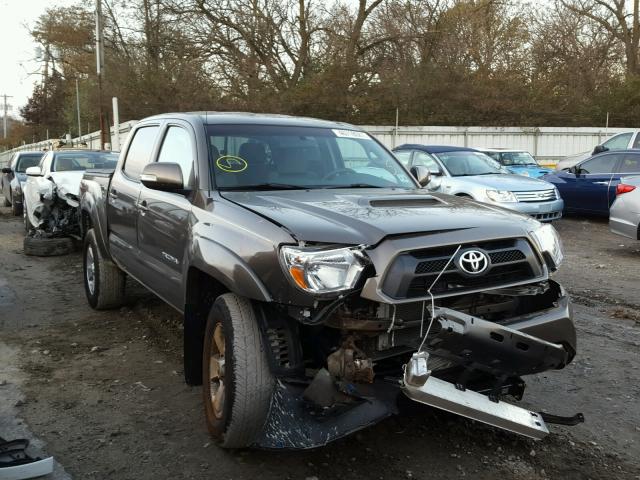 3TMLU4EN1FM166076 - 2015 TOYOTA TACOMA DOU BROWN photo 1