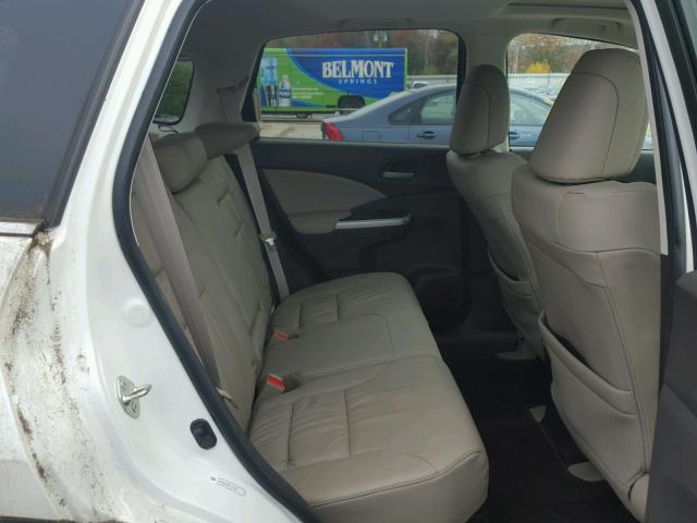 5J6RM4H78DL023027 - 2013 HONDA CR-V EXL 白色 照片 6