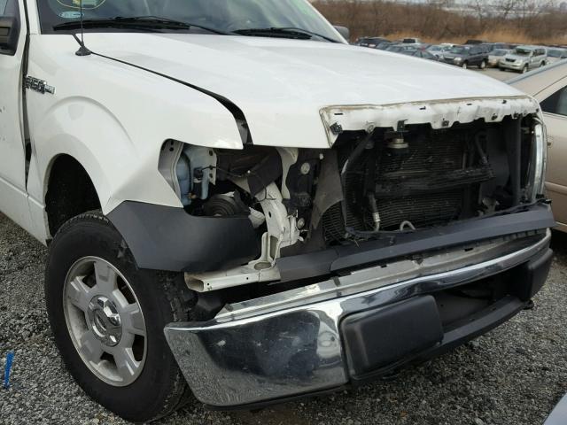 1FTFX1EF8DKE37876 - 2013 FORD F150 SUPER WHITE photo 9