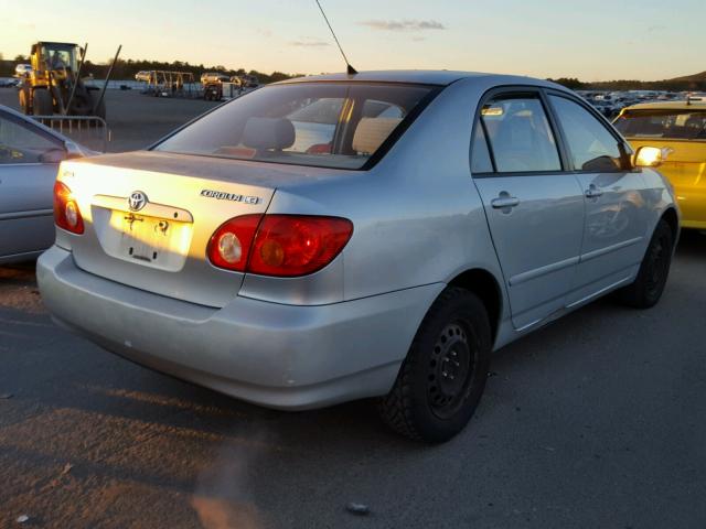 JTDBR32E430008518 - 2003 TOYOTA COROLLA CE SILVER photo 4