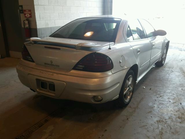 1G2NF52E63M736579 - 2003 PONTIAC GRAND AM S SILVER photo 4
