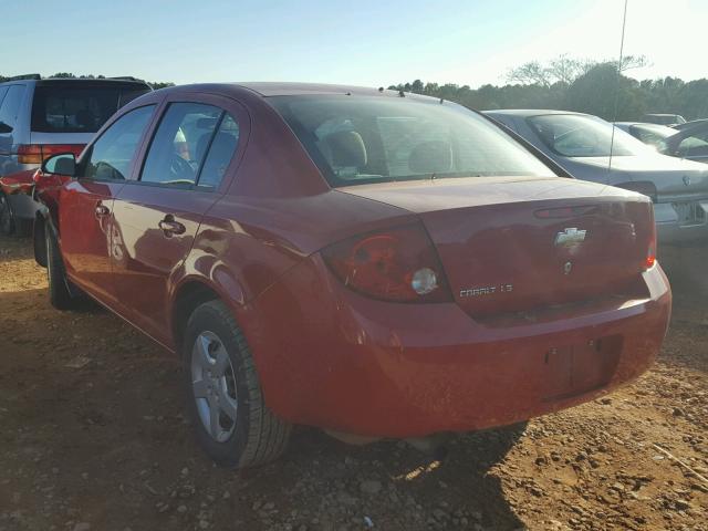 1G1AK55F667793578 - 2006 CHEVROLET COBALT LS RED photo 3