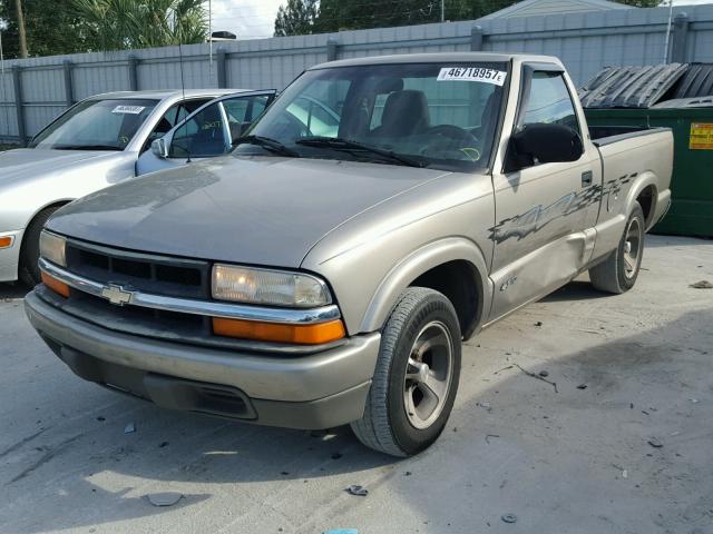 1GCCS1445YK109855 - 2000 CHEVROLET S TRUCK S1 TAN photo 2