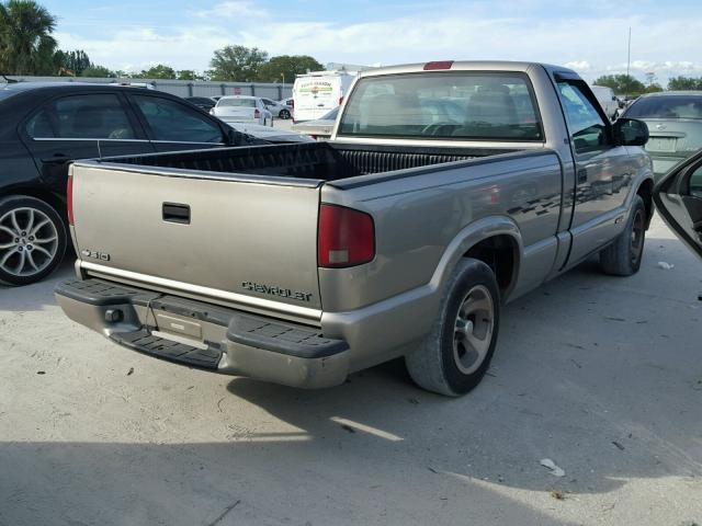 1GCCS1445YK109855 - 2000 CHEVROLET S TRUCK S1 TAN photo 4