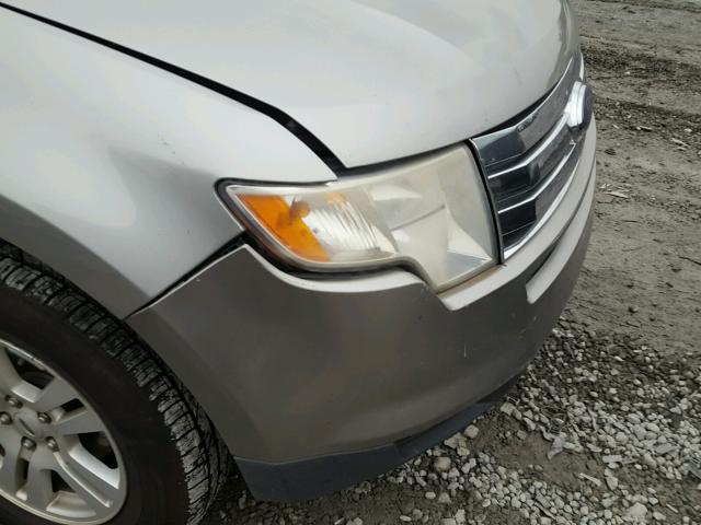 2FMDK36C58BA80741 - 2008 FORD EDGE SILVER photo 9