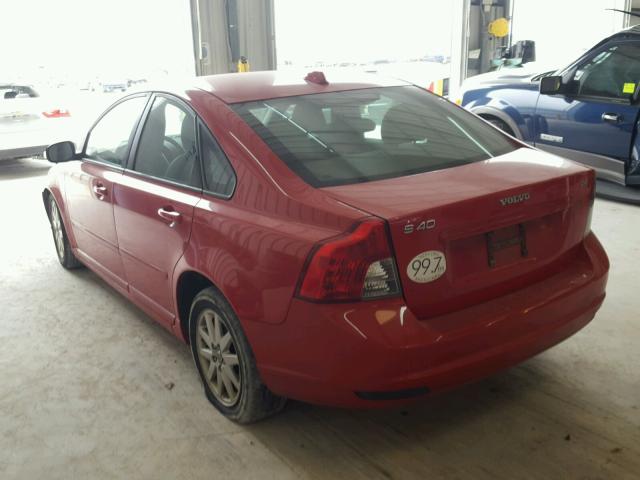 YV1MS390782371490 - 2008 VOLVO S40 2.4I RED photo 3