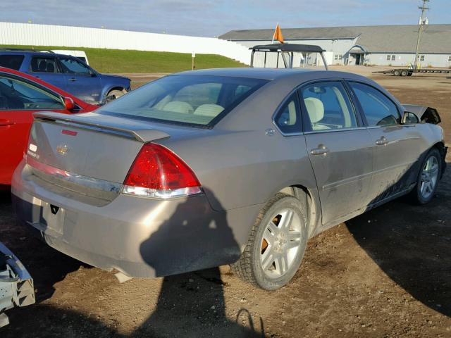 2G1WC581769266778 - 2006 CHEVROLET IMPALA LT TAN photo 4