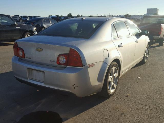 1G1ZB5E1XBF150593 - 2011 CHEVROLET MALIBU LS SILVER photo 4