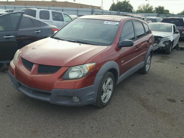 5Y2SL62833Z457939 - 2003 PONTIAC VIBE RED photo 2