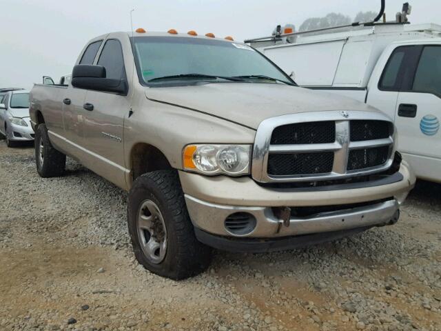 1D7KU28CX3J537759 - 2003 DODGE RAM 2500 S BROWN photo 1