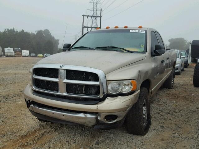 1D7KU28CX3J537759 - 2003 DODGE RAM 2500 S BROWN photo 2