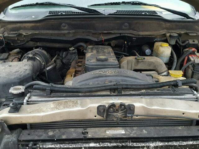 1D7KU28CX3J537759 - 2003 DODGE RAM 2500 S BROWN photo 7