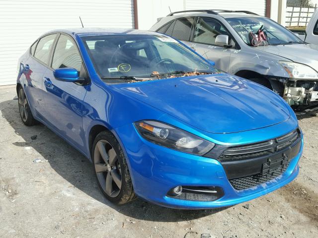 1C3CDFEB2FD252353 - 2015 DODGE DART GT BLUE photo 1