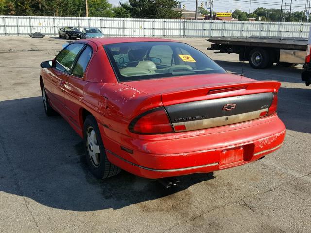 2G1WX12KXX9100951 - 1999 CHEVROLET MONTE CARL RED photo 3