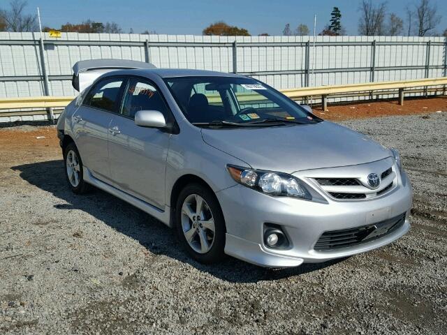 2T1BU4EE6CC785398 - 2012 TOYOTA COROLLA BA SILVER photo 1