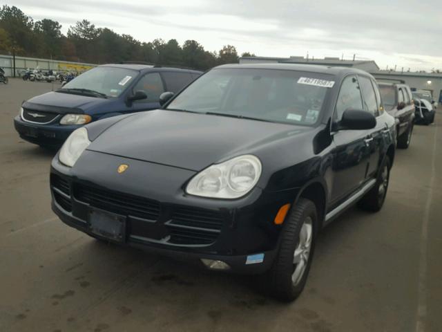 WP1AB29P44LA71134 - 2004 PORSCHE CAYENNE S BLACK photo 2