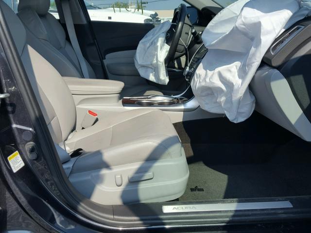 19UUB2F59FA008192 - 2015 ACURA TLX TECH შავი ფოტო 5