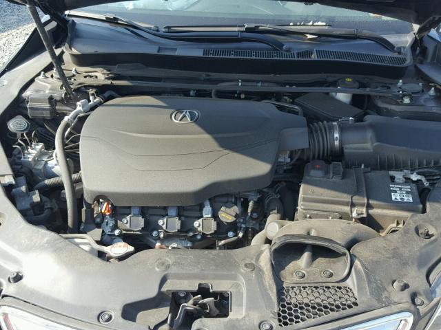19UUB2F59FA008192 - 2015 ACURA TLX TECH შავი ფოტო 7