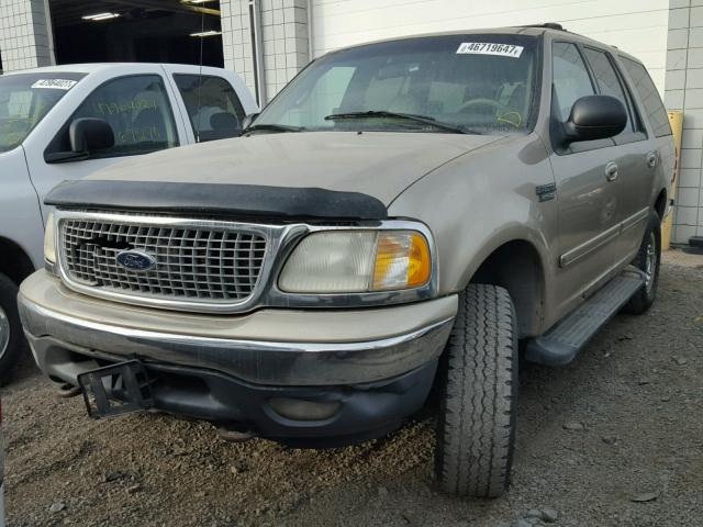 1FMPU18L5XLA97255 - 1999 FORD EXPEDITION TAN photo 2