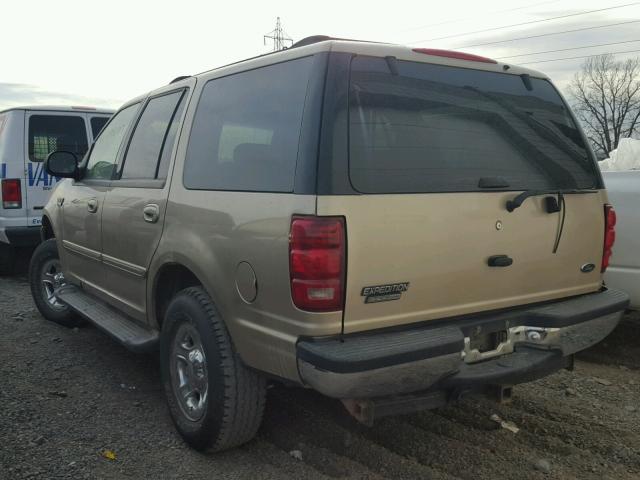 1FMPU18L5XLA97255 - 1999 FORD EXPEDITION TAN photo 3