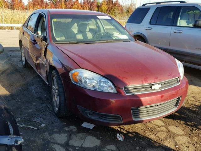 2G1WC58R079337147 - 2007 CHEVROLET IMPALA LT BURGUNDY photo 1