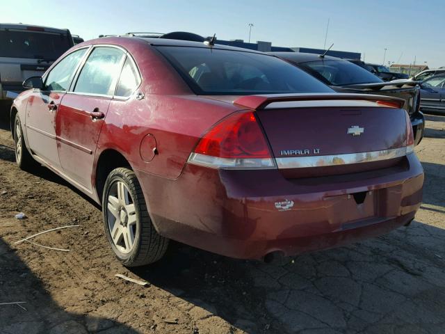 2G1WC58R079337147 - 2007 CHEVROLET IMPALA LT BURGUNDY photo 3