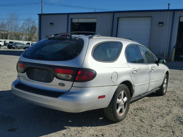 1FAFP58SX2A102417 - 2002 FORD TAURUS SE SILVER photo 4