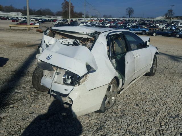 1HGCM56623A064633 - 2003 HONDA ACCORD EX WHITE photo 4