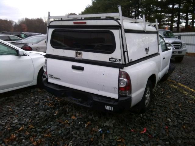 5TFNX4CN3BX006806 - 2011 TOYOTA TACOMA WHITE photo 4