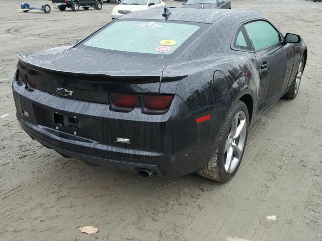 2G1FC1EV9A9149485 - 2010 CHEVROLET CAMARO LT BLACK photo 4