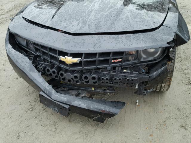 2G1FC1EV9A9149485 - 2010 CHEVROLET CAMARO LT BLACK photo 9